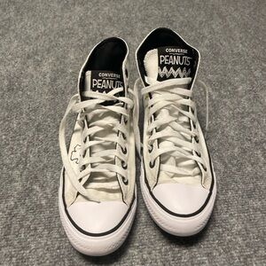 Converse Peanuts Black and White Sneakers